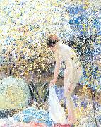 Frieseke, Frederick Carl Cherry Blossoms oil painting on canvas